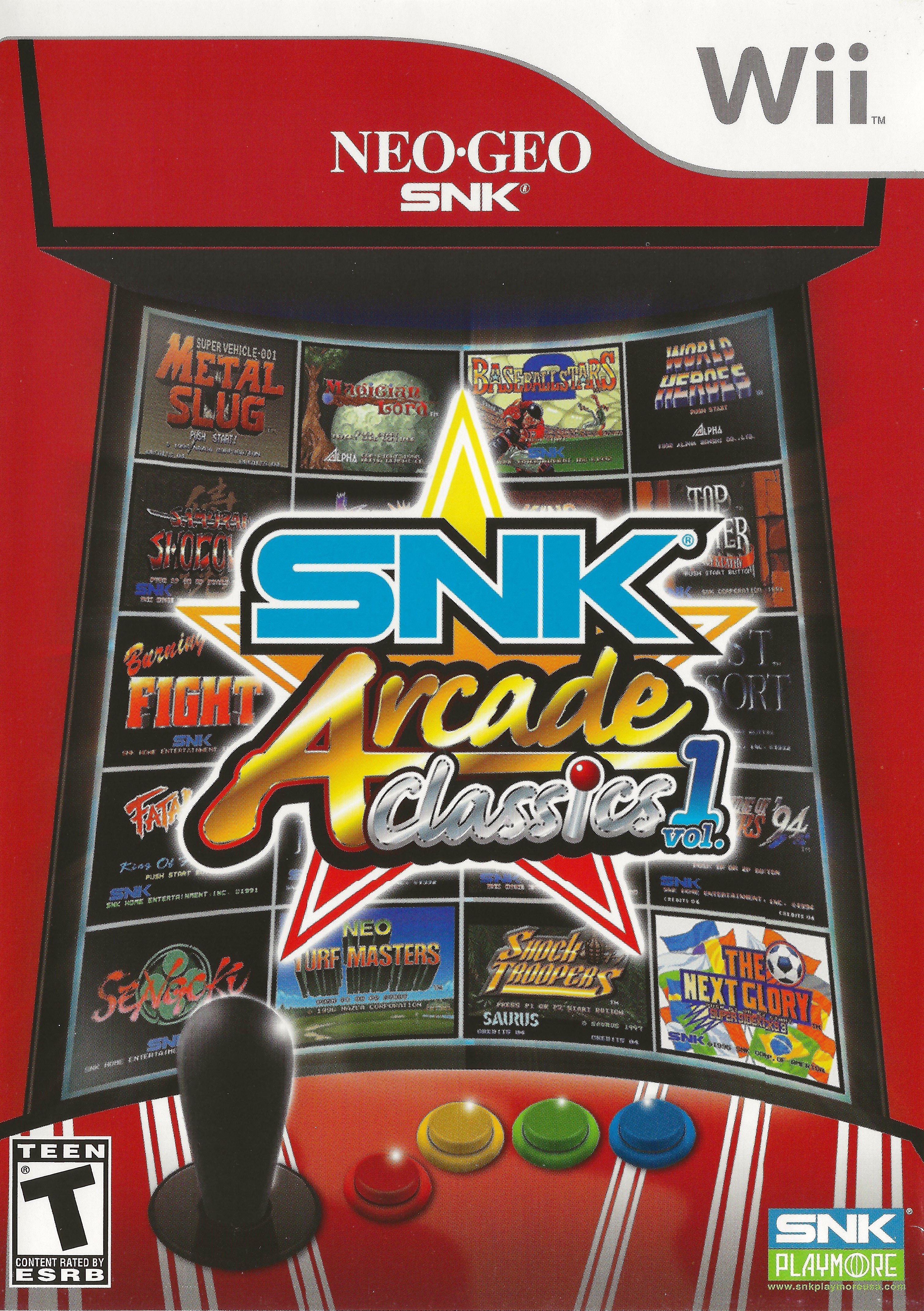 'SNK Arcade classics Volume 1'